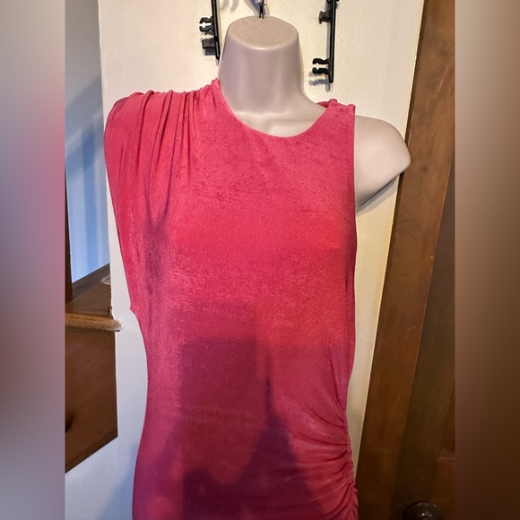 Anthropologie Misha ruched maxi gown . Size L.New w/ tags - Picture 3 of 11